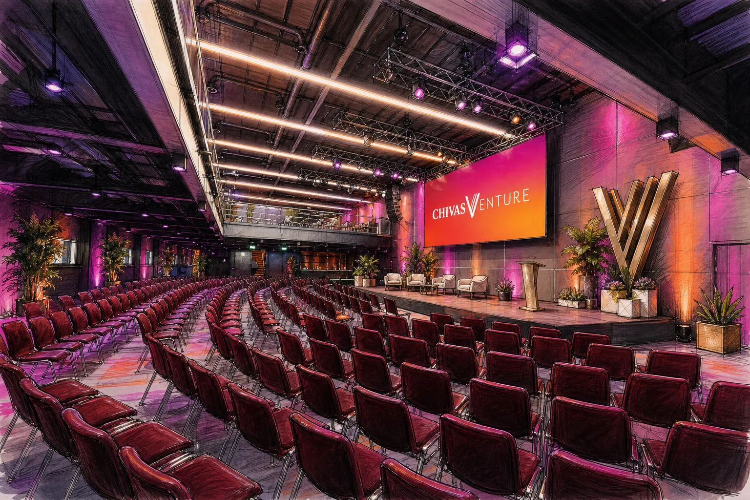 Chivas Venture keynote render