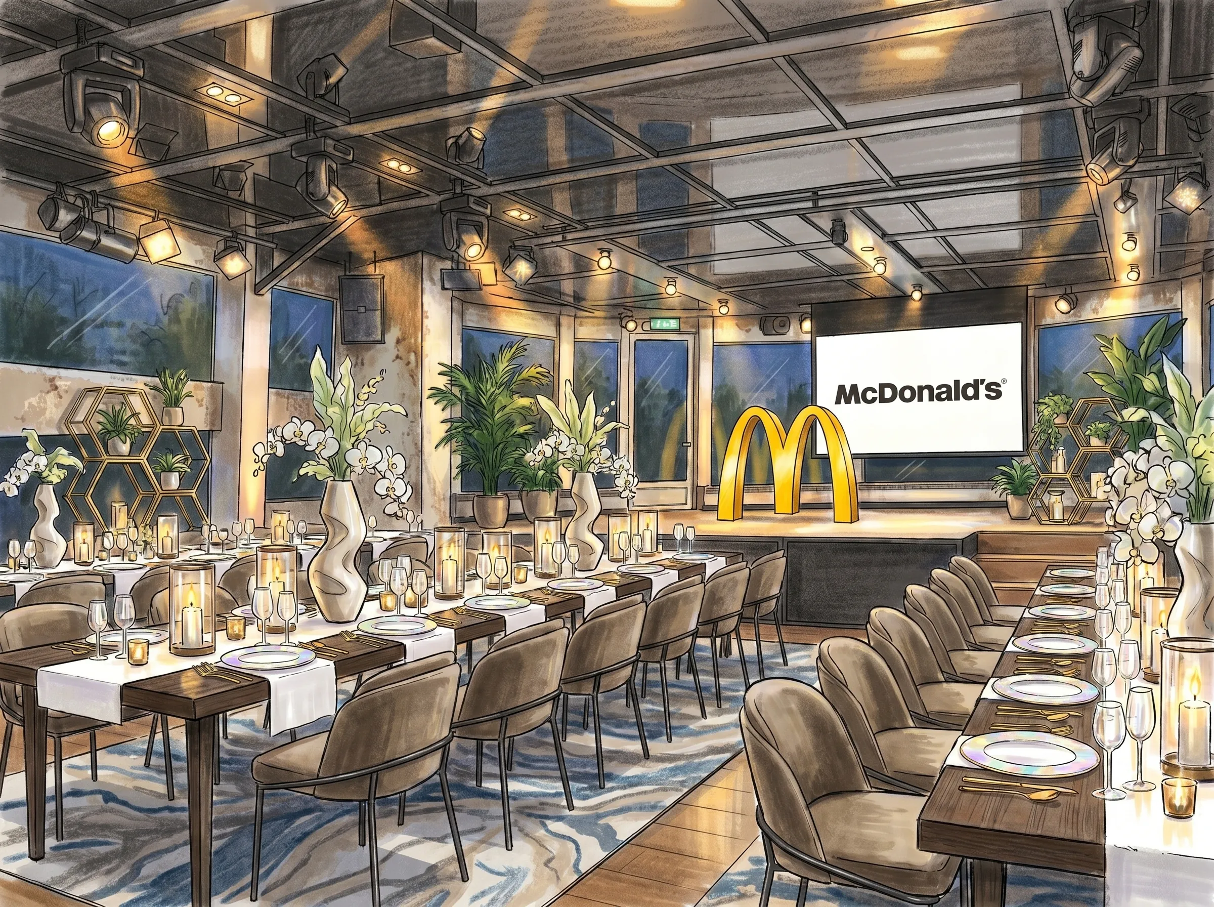 McDonald's dinner render