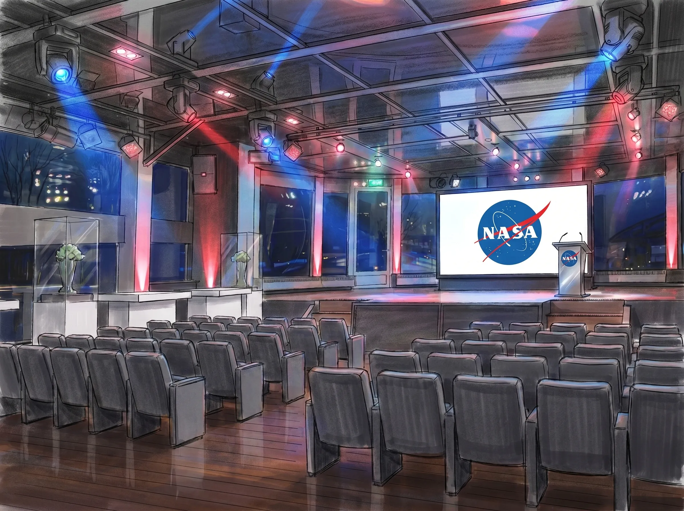 NASA conference render